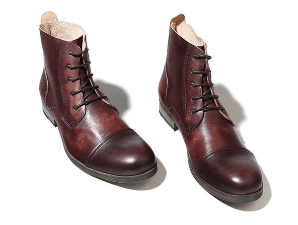 men boots casual shoes genuine leather cow suede quality motorcycle man boot ankle boots, Black
men boots casual shoes genuine leather cow suede quality motorcycle man boot ankle boots, Black