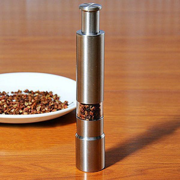stainless steel pepper grinder portable manual pepper muller seasoning grinding milling machine mini cooking kitchen tool
stainless steel pepper grinder portable manual pepper muller seasoning grinding milling machine mini cooking kitchen tool