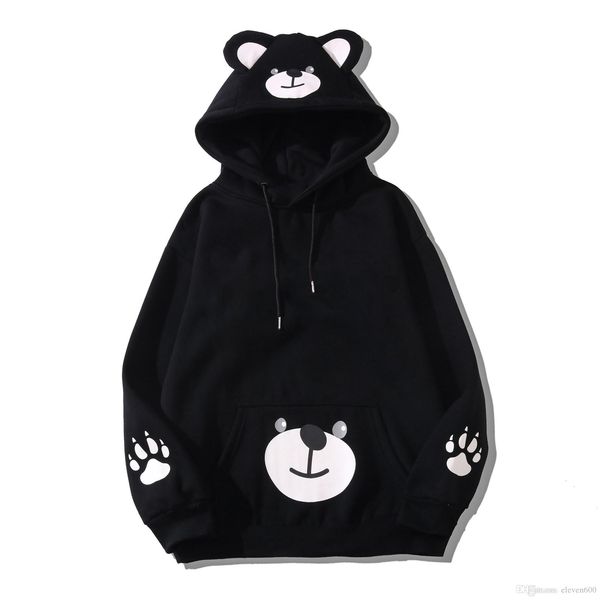 19aw new mens designer hoodie bear expression print bear style sweatshirt couple casual sweatshirt asian size m-2xl, Black
19aw new mens designer hoodie bear expression print bear style sweatshirt couple casual sweatshirt asian size m-2xl, Black