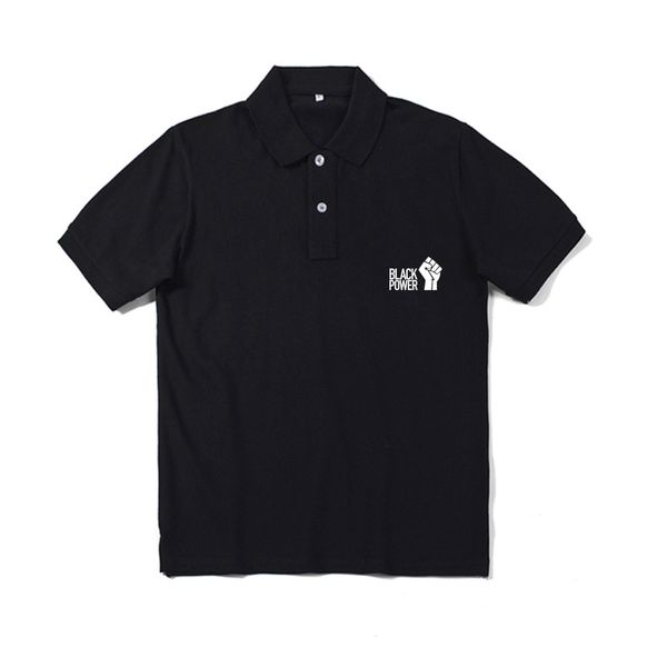men's polos men summer clothing casual shirts black power letters printing fist pattern breathable cotton fabric male short sleeve, White;black
men's polos men summer clothing casual shirts black power letters printing fist pattern breathable cotton fabric male short sleeve, White;black