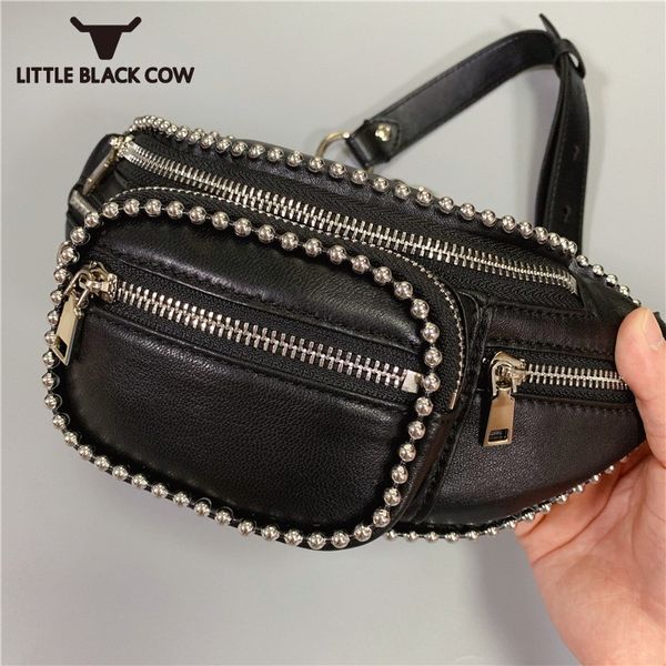 fashion women casual chain rivets sheepskin genuine leather chest bag packing hip hop lady studded shoulder crossbody bag white
fashion women casual chain rivets sheepskin genuine leather chest bag packing hip hop lady studded shoulder crossbody bag white