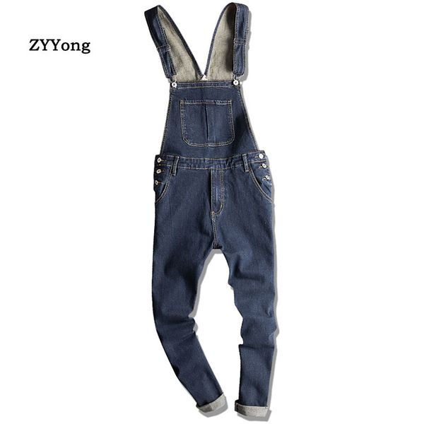 american dark blue overalls men denim jumpsuit straight jeans bib hip hop big pocket slim cargo pants youth trousers clothing
american dark blue overalls men denim jumpsuit straight jeans bib hip hop big pocket slim cargo pants youth trousers clothing