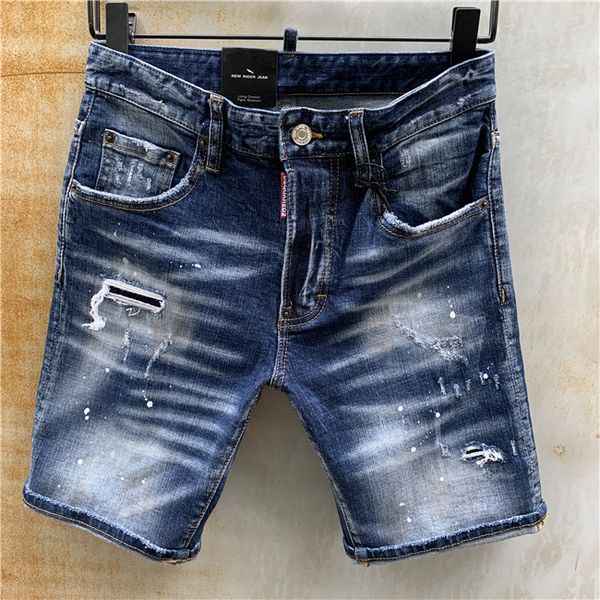 new italian brand rock holes d2 brand quality designer men denim short ripped jeans embroidery pants fashion breathable trousers, Blue
new italian brand rock holes d2 brand quality designer men denim short ripped jeans embroidery pants fashion breathable trousers, Blue