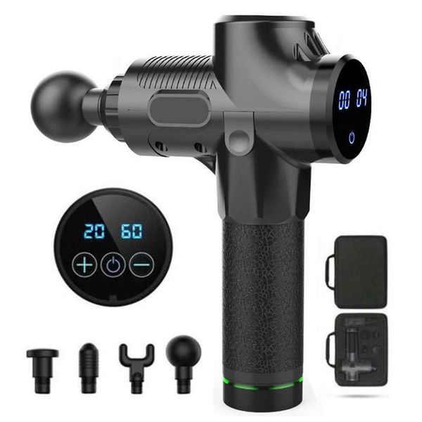 1 set lcd display massage gun deep muscle massager body massage exercising relaxation slimming shaping pain relief
1 set lcd display massage gun deep muscle massager body massage exercising relaxation slimming shaping pain relief