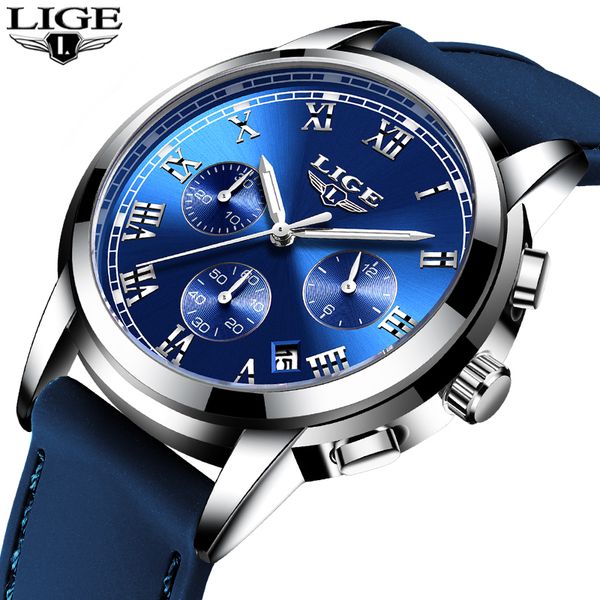2020 lige new mens watches analog quartz watch for men 30m waterproof chronograph man fashion sport date waterproof montre homme, Slivery;brown
2020 lige new mens watches analog quartz watch for men 30m waterproof chronograph man fashion sport date waterproof montre homme, Slivery;brown