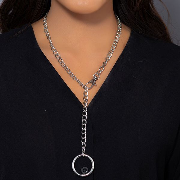 kmvexo punk round heart pendant necklaces collar 2020 statement hip hop big chunky choker thick chain necklace for women jewelry, Silver
kmvexo punk round heart pendant necklaces collar 2020 statement hip hop big chunky choker thick chain necklace for women jewelry, Silver