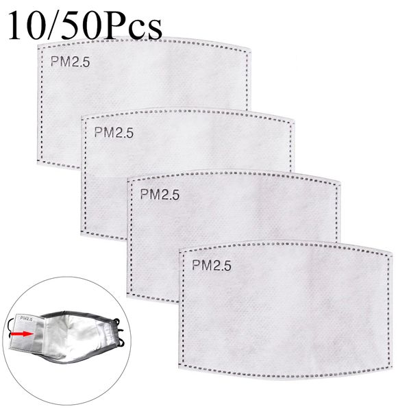 50pcs/lot pm2.5 activated carbon face mask filter replaceable mask 5 layers non-woven insert protective filter mask
50pcs/lot pm2.5 activated carbon face mask filter replaceable mask 5 layers non-woven insert protective filter mask