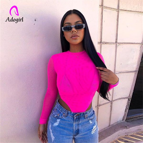 2019 autumn neon women bodysuit mesh long sleeve body neon green high waist party bodysuits bodycon jumpsuit transparent rompers, Black;white
2019 autumn neon women bodysuit mesh long sleeve body neon green high waist party bodysuits bodycon jumpsuit transparent rompers, Black;white
