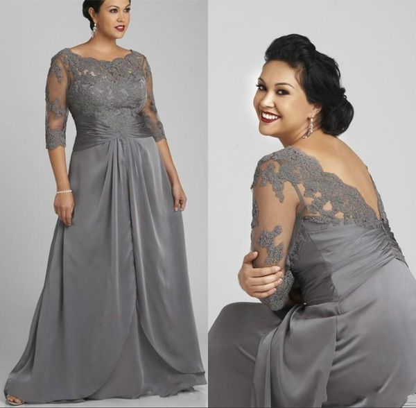 2020 plus size gray mother of the bride groom dress half sleeve scoop neck lace chiffon floor length formal evening gowns custom made, Black;red
2020 plus size gray mother of the bride groom dress half sleeve scoop neck lace chiffon floor length formal evening gowns custom made, Black;red