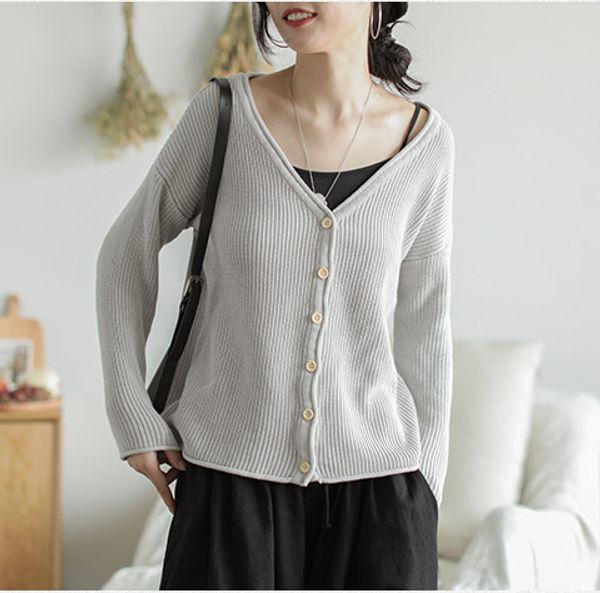 autumn jackets women knitting fashion slim-type coat 2019 new female v-neck button long-sleeved mori girl cute jackets, Black;brown
autumn jackets women knitting fashion slim-type coat 2019 new female v-neck button long-sleeved mori girl cute jackets, Black;brown