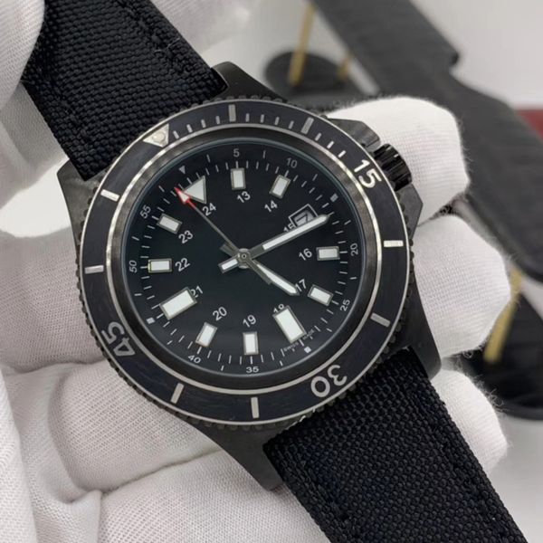 2020 reloj de lujo 1884 automatic mechanical movement a17392d7 men watch black dial steel shell nylon strap sports male wristwatch, Slivery;brown
2020 reloj de lujo 1884 automatic mechanical movement a17392d7 men watch black dial steel shell nylon strap sports male wristwatch, Slivery;brown