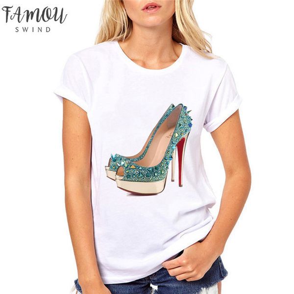 new print fashion t shirt women high heel paradise printed t shirt femme pretty rivet shoes art design casual summer tshirt female, White
new print fashion t shirt women high heel paradise printed t shirt femme pretty rivet shoes art design casual summer tshirt female, White