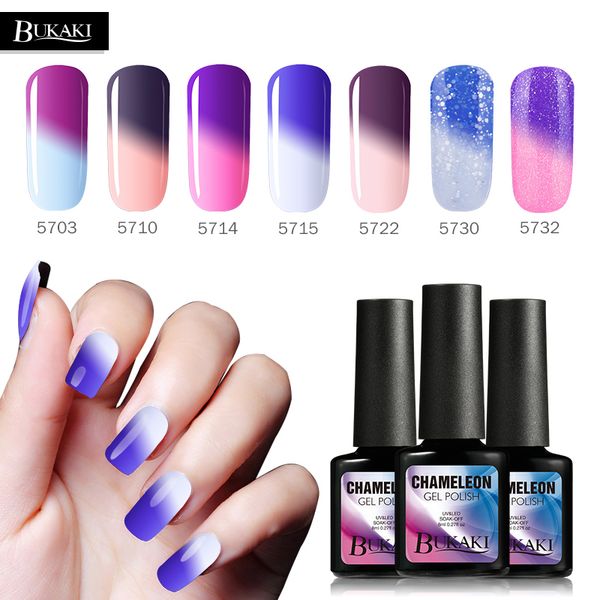 bukaki 29 colors temperature change nail gel polish chameleon hybrid varnishes uv gel lacquer nail art tips need base coat, Red;pink
bukaki 29 colors temperature change nail gel polish chameleon hybrid varnishes uv gel lacquer nail art tips need base coat, Red;pink
