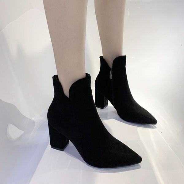 autumn winter women high heels dress ankle boots shoes women 2 style platform zipper warm snow boots woman booties mujer, Black
autumn winter women high heels dress ankle boots shoes women 2 style platform zipper warm snow boots woman booties mujer, Black