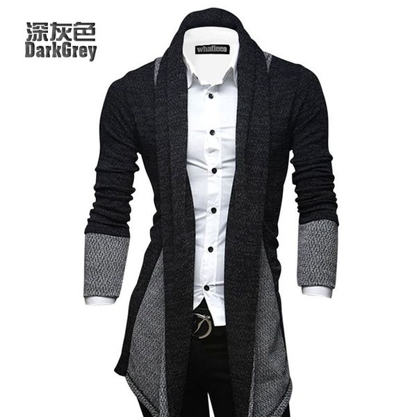 2016 new arrival men's cardigan sweatercoat fashion autumn winter men long sleeve casual slim fit male cardigan masculino, Black
2016 new arrival men's cardigan sweatercoat fashion autumn winter men long sleeve casual slim fit male cardigan masculino, Black