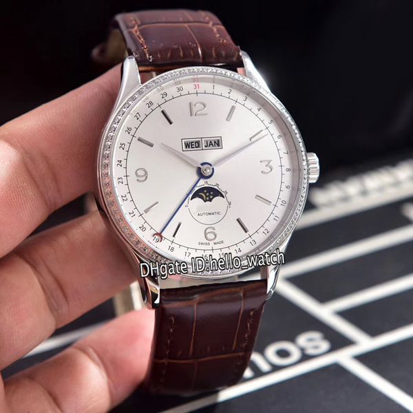 new patrimony big date u0112538 white dial automatic moon phase 0112538 mens watch diamond bezel leather strap gents luxury watches 3 color, Slivery;brown
new patrimony big date u0112538 white dial automatic moon phase 0112538 mens watch diamond bezel leather strap gents luxury watches 3 color, Slivery;brown