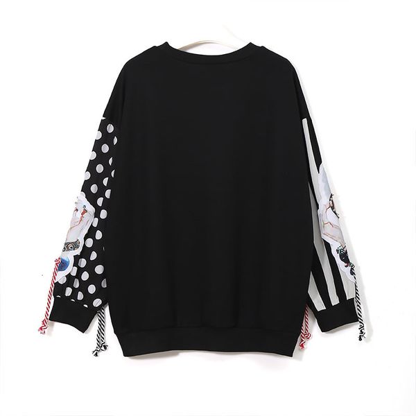 women sweatshirt women clothing black long sleeve sweatshirts women patchwork print tassel pullover harajuku hoodie nylon new xww2734
women sweatshirt women clothing black long sleeve sweatshirts women patchwork print tassel pullover harajuku hoodie nylon new xww2734