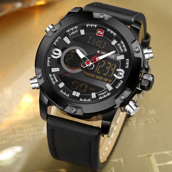 naviforce business fashion new men quartz men watch ledwaterproof wrist watch sport watches clock relogio masculino, Slivery;brown
naviforce business fashion new men quartz men watch ledwaterproof wrist watch sport watches clock relogio masculino, Slivery;brown