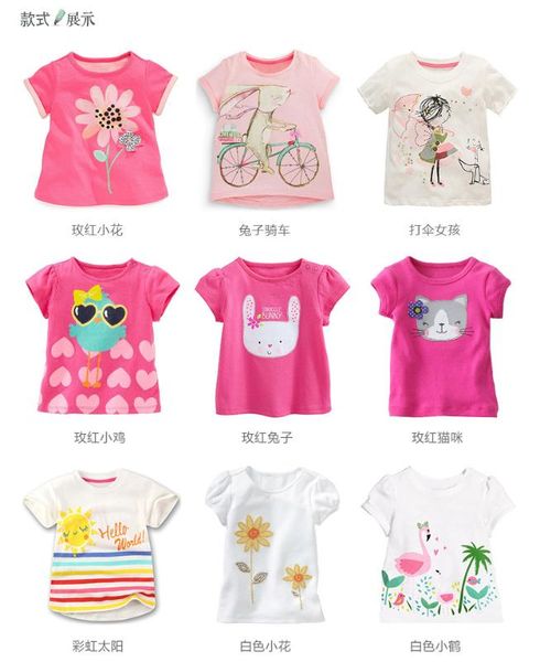 2020 girls cartoon print t-shirt tees summer fashion cotton toddler tees short sleeves tee baby kids for girls clothes, Blue 
2020 girls cartoon print t-shirt tees summer fashion cotton toddler tees short sleeves tee baby kids for girls clothes, Blue