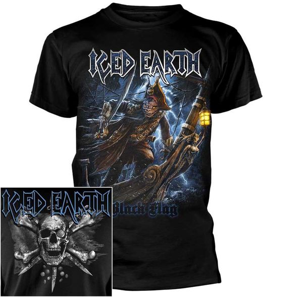 iced earth black flag shirt s 3xl t shirt official heavy metal band tshirt, White;black
iced earth black flag shirt s 3xl t shirt official heavy metal band tshirt, White;black