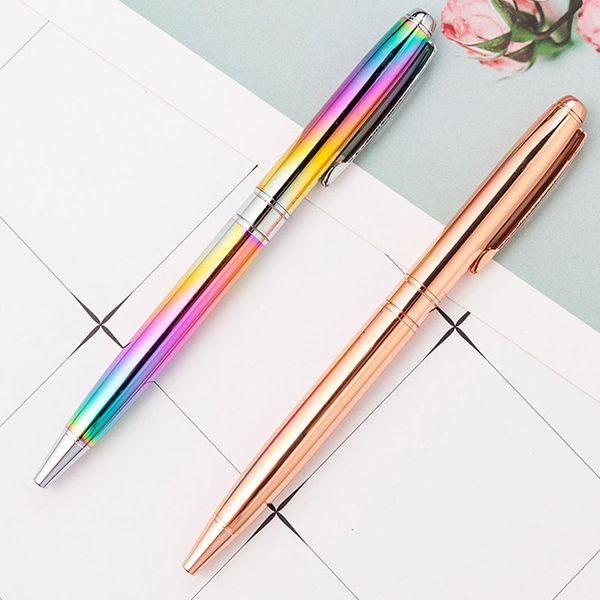 new creative colorful metal ballpoint pens school office supplies business pen stationery student gift ing, Blue;orange
new creative colorful metal ballpoint pens school office supplies business pen stationery student gift ing, Blue;orange