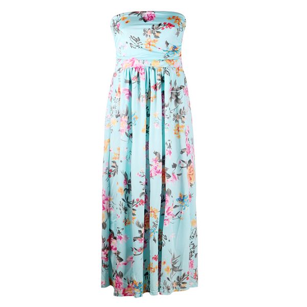 summer fashion party wrapped chest elegant beach long maxi polyester holiday strapless casual floral women dress, Black;gray
summer fashion party wrapped chest elegant beach long maxi polyester holiday strapless casual floral women dress, Black;gray