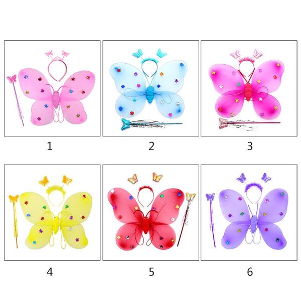 3pcs girls cosplay costume led fairy wings magic wand headband stage party props 2xpc, Slivery;white
3pcs girls cosplay costume led fairy wings magic wand headband stage party props 2xpc, Slivery;white
