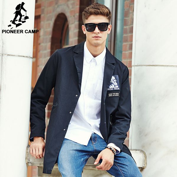 pioneer camp long trench coat men brand clothing fashion casual fit black mens overcoat male long coat 611316, Tan;black
pioneer camp long trench coat men brand clothing fashion casual fit black mens overcoat male long coat 611316, Tan;black