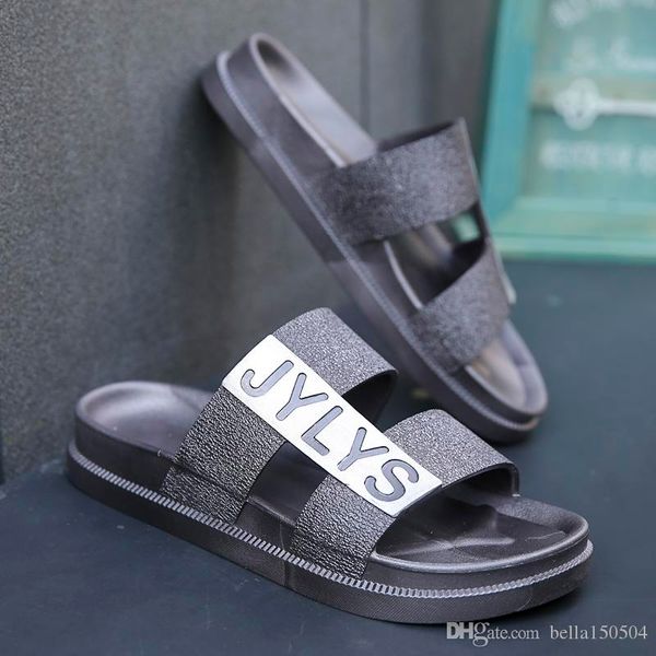 european brand summer slippers designer sandals men breathable beach flip flops casual slip-on flats sandals men shoes ing, Black
european brand summer slippers designer sandals men breathable beach flip flops casual slip-on flats sandals men shoes ing, Black