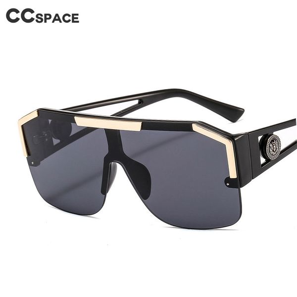 46498 oversized onelens square sunglasses men women fashion shades uv400 vintage glasses, White;black
46498 oversized onelens square sunglasses men women fashion shades uv400 vintage glasses, White;black