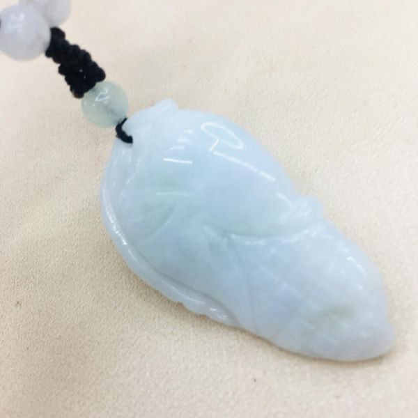 natural burmese emerald jade carved light green corn pendant with emerald tricolor bead necklace sweater chain, Silver
natural burmese emerald jade carved light green corn pendant with emerald tricolor bead necklace sweater chain, Silver