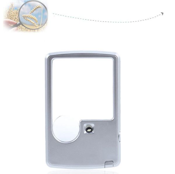 credit card 88*57*9mm 2 lens magnifier ultra-thin portable square microscope with led light leather case led card lamp for reading glass
credit card 88*57*9mm 2 lens magnifier ultra-thin portable square microscope with led light leather case led card lamp for reading glass
