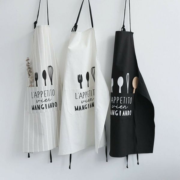 kitchen restaurant letter men women bib cooking aprons gift with pocket natural simple sleeveless creative nordic wind apron
kitchen restaurant letter men women bib cooking aprons gift with pocket natural simple sleeveless creative nordic wind apron