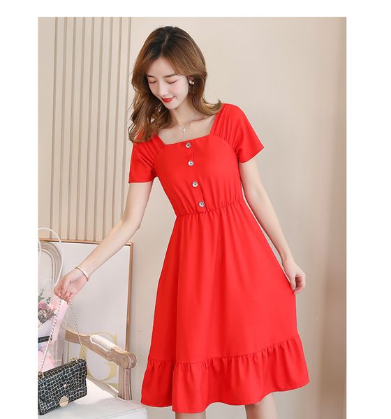 watermelon red restore ancient ways small dress, Black;gray 
watermelon red restore ancient ways small dress, Black;gray