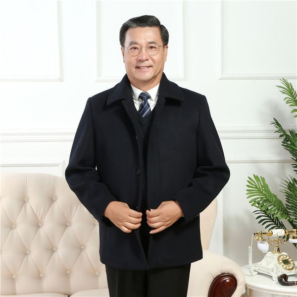men jacket warm winter trench coat long outwear button overcoat male casual windbreaker overcoat jackets coats wool blends, Black
men jacket warm winter trench coat long outwear button overcoat male casual windbreaker overcoat jackets coats wool blends, Black