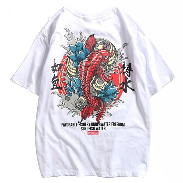septhydrogen harajuku t shirts men chinese red paradise fish print hip hop t-shirt streetwear summer spring tshirt short sleeve tee, White;black
septhydrogen harajuku t shirts men chinese red paradise fish print hip hop t-shirt streetwear summer spring tshirt short sleeve tee, White;black