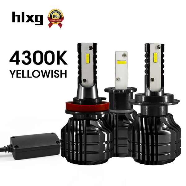 hlxg 2pcs mini h7 led 4300k yellowish h4 led bulb csp chips h11 h8 h1 52w 9000lm 9005 hb3 9006 hb4 headlight h3 12v 24v
hlxg 2pcs mini h7 led 4300k yellowish h4 led bulb csp chips h11 h8 h1 52w 9000lm 9005 hb3 9006 hb4 headlight h3 12v 24v