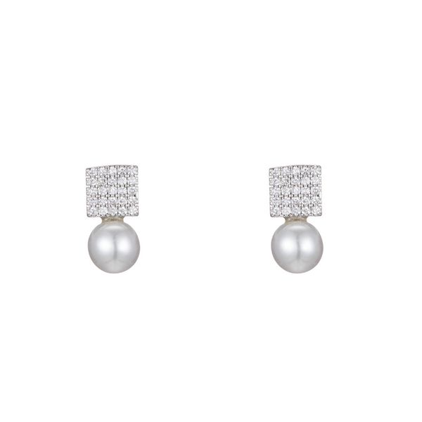 ch-63 new fashion beautiful rhinestone square temperament type pearl stud earrings for women jewelry stud earrings, Silver
ch-63 new fashion beautiful rhinestone square temperament type pearl stud earrings for women jewelry stud earrings, Silver