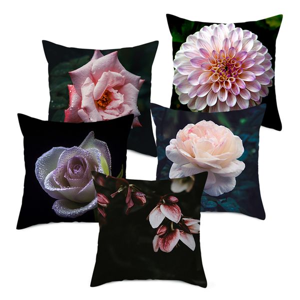fuwatacchi black background flower printing cushion cover rose throw pillowcase for home sofa decorative pillows cover 45*45
fuwatacchi black background flower printing cushion cover rose throw pillowcase for home sofa decorative pillows cover 45*45