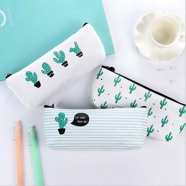 creative korean cactus kawaii canvas zipper pen bag simple small fresh cute pen case pencil bag storage bag coin purse student supplies 
creative korean cactus kawaii canvas zipper pen bag simple small fresh cute pen case pencil bag storage bag coin purse student supplies
