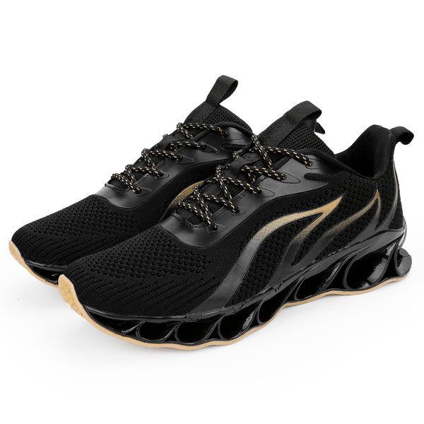 2019 new outdoor men running for men jogging walking sports shoes high-quality lace-up athietic breathable blade sneakers, Black
2019 new outdoor men running for men jogging walking sports shoes high-quality lace-up athietic breathable blade sneakers, Black