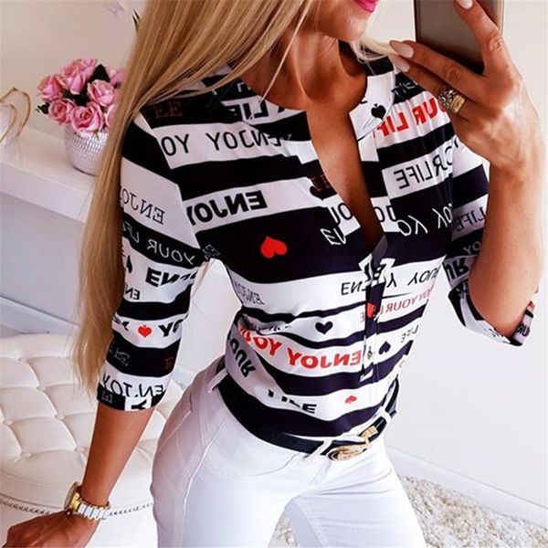 печать шифон рубашка femme женщин способа кнопки 3/4 рукава v шеи streetwear summer letter повседневного top блуза nz19.9-254, White
печать шифон рубашка femme женщин способа кнопки 3/4 рукава v шеи streetwear summer letter повседневного top блуза nz19.9-254, White
