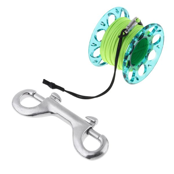 finger spool reel diving gear double ended snap bolts dive wreck scuba diving accessories 49ft
finger spool reel diving gear double ended snap bolts dive wreck scuba diving accessories 49ft
