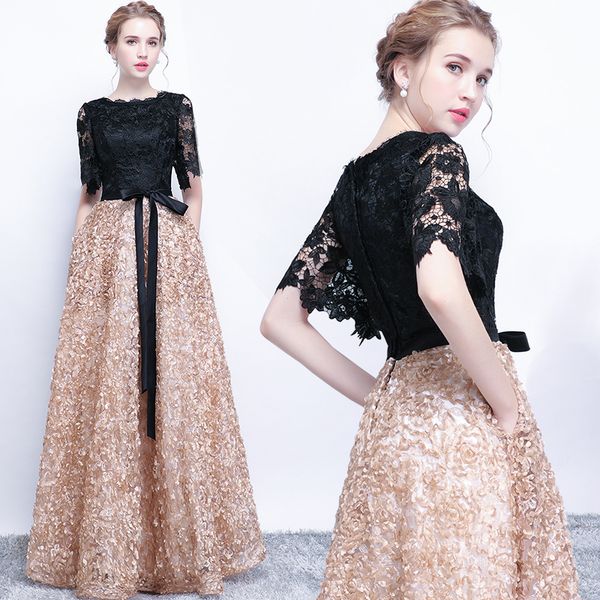 women lace stitching gown summer new long qipao elegant cheongsam vestido chinese wedding evening party dress, White;black
women lace stitching gown summer new long qipao elegant cheongsam vestido chinese wedding evening party dress, White;black