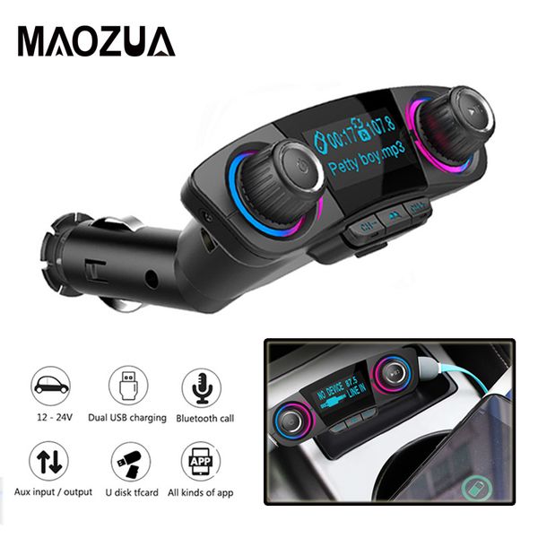 maozua wireless handsbluetooth car kit fm transmitter car mp3 music player aux audio radio adapter support tf usb music
maozua wireless handsbluetooth car kit fm transmitter car mp3 music player aux audio radio adapter support tf usb music