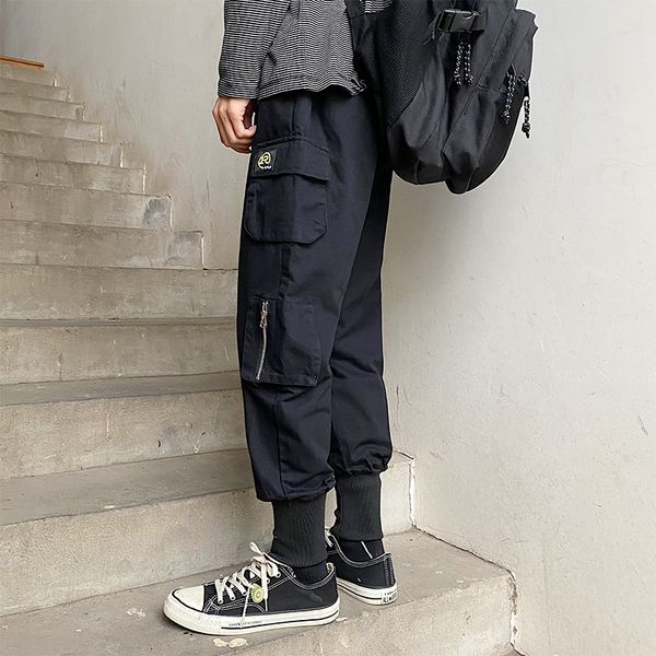2020 spring and autumn new youth popular elastic waist cropped pants fashion casual loose overalls black / army green / khaki
2020 spring and autumn new youth popular elastic waist cropped pants fashion casual loose overalls black / army green / khaki