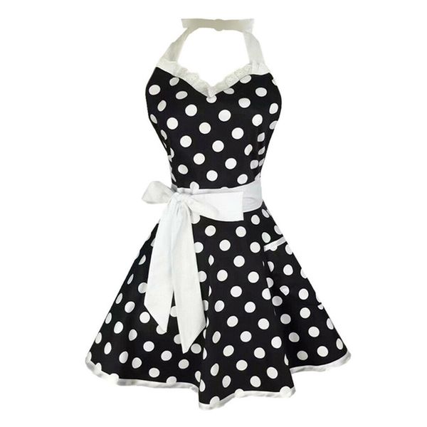ladies women apron polka dot waitress dress lace edge shoulder strap cooking baking protection household cleaning
ladies women apron polka dot waitress dress lace edge shoulder strap cooking baking protection household cleaning