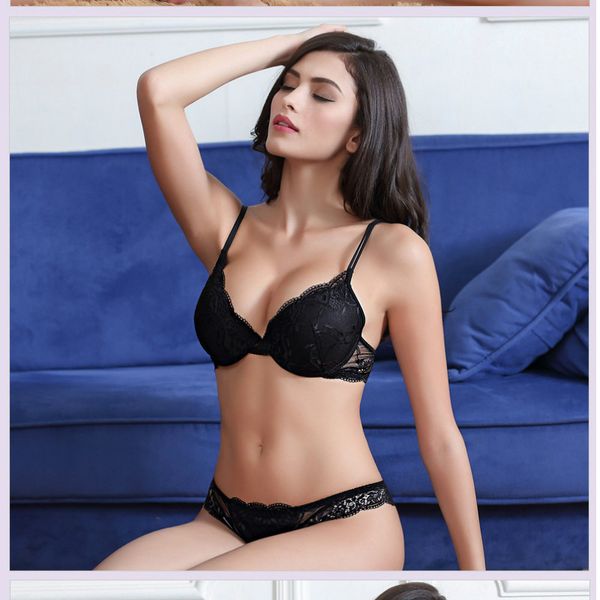 lingerie sets women's lace embroidery lingerie black brassiere fashion thin deep v-neck push up underwear, Red;black
lingerie sets women's lace embroidery lingerie black brassiere fashion thin deep v-neck push up underwear, Red;black