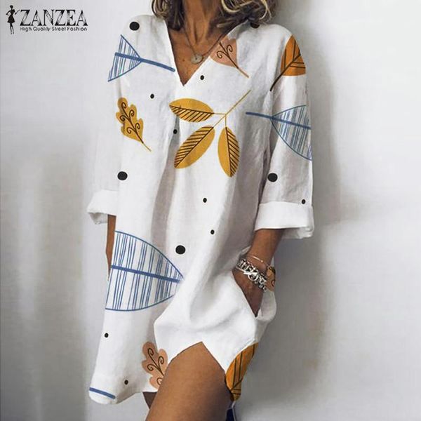zanzea 2019 casual print mini dress women's sundress bohemian v neck short vestidos female 3/4 sleeve tunic party robe plus size, Black;gray
zanzea 2019 casual print mini dress women's sundress bohemian v neck short vestidos female 3/4 sleeve tunic party robe plus size, Black;gray