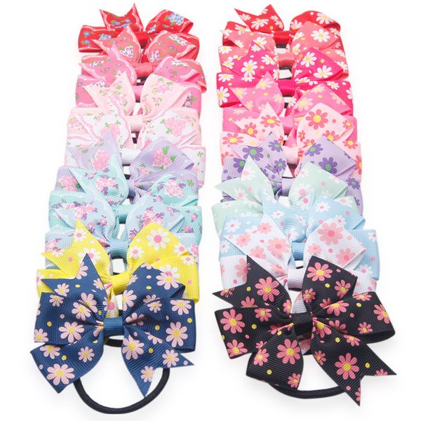 ponytail rubber band hair ropes boutique print ribbon bow girls hair bow band headwear kids accessories, Slivery;white
ponytail rubber band hair ropes boutique print ribbon bow girls hair bow band headwear kids accessories, Slivery;white